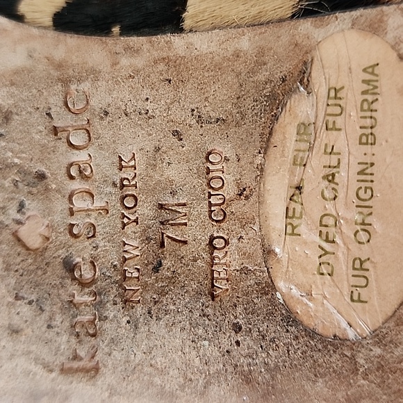 Kate Spade Women's Calf Hair Leopard Print Loafers Size 7 Preowned - Picture 11 of 15